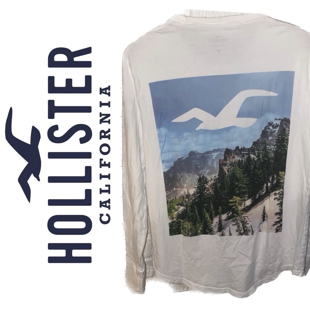 Hollister short Long sleeve shirt size xs mountains hiking
